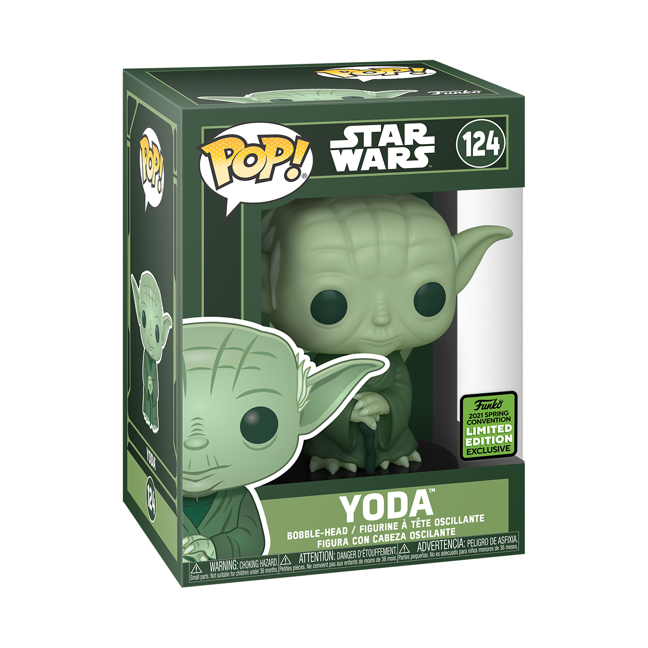Star Wars - Yoda GR Pop! 124 EC21  | Card Merchant Takapuna