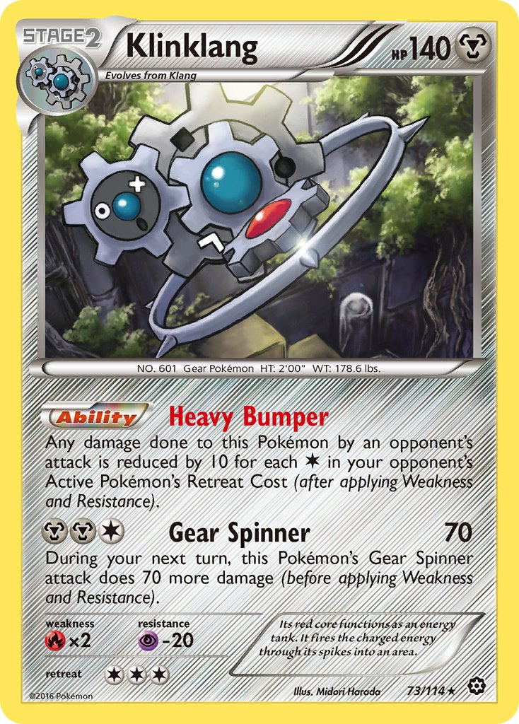 Klinklang (73/114) (Theme Deck Exclusive) [XY: Steam Siege] | Card Merchant Takapuna
