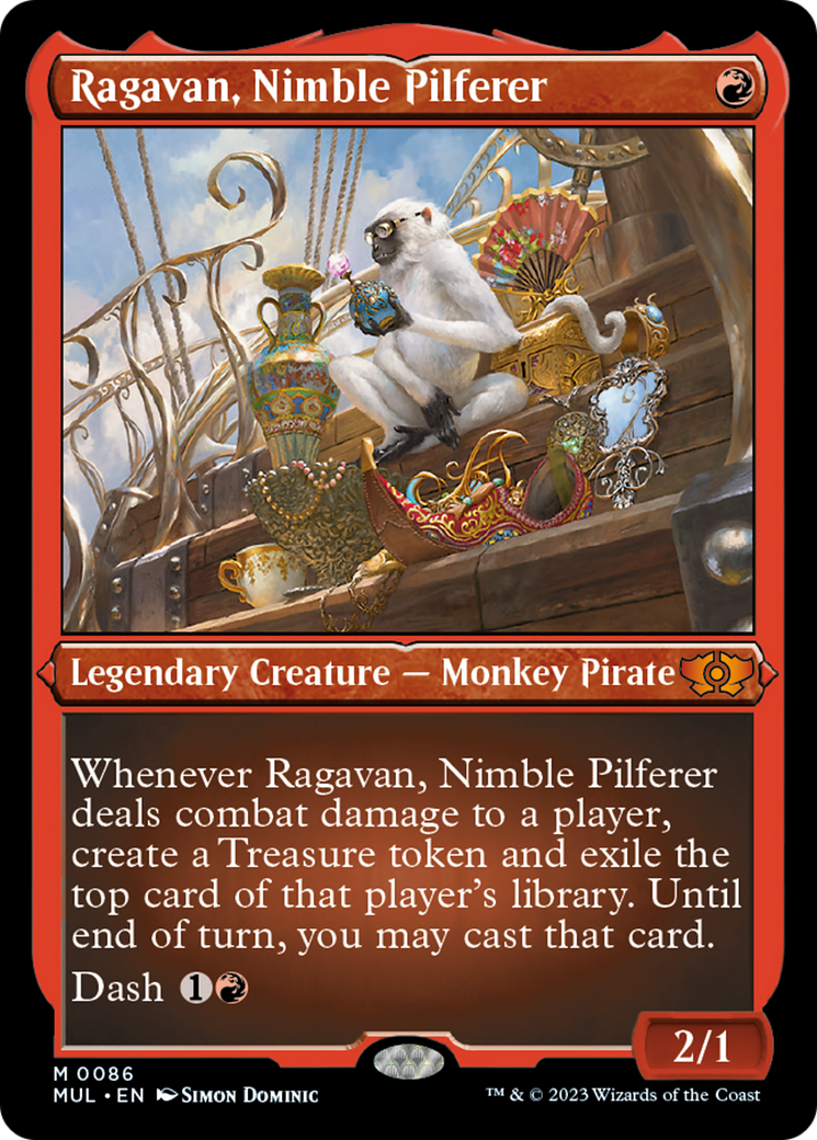 Ragavan, Nimble Pilferer (Foil Etched) [Multiverse Legends] | Card Merchant Takapuna