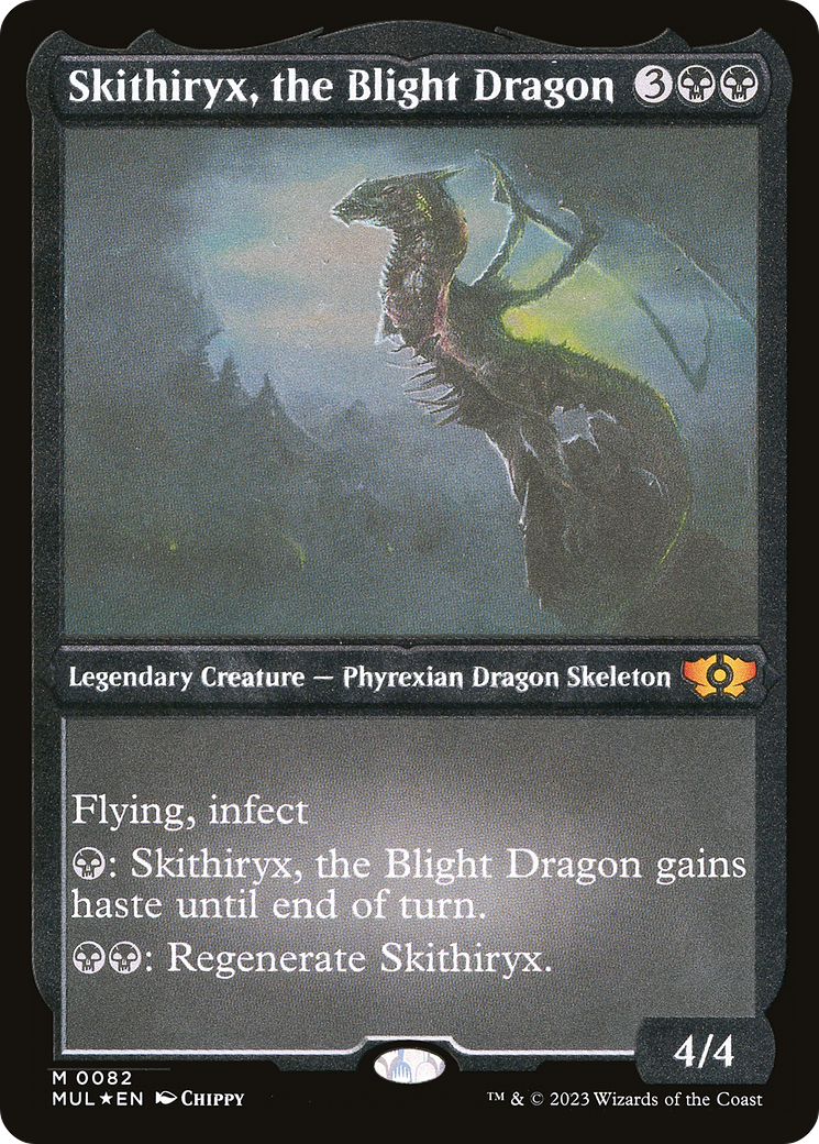 Skithiryx, the Blight Dragon (Foil Etched) [Multiverse Legends] | Card Merchant Takapuna