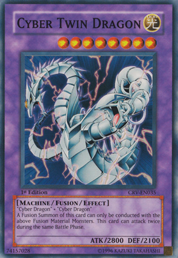 Cyber Twin Dragon [CRV-EN035] Super Rare | Card Merchant Takapuna