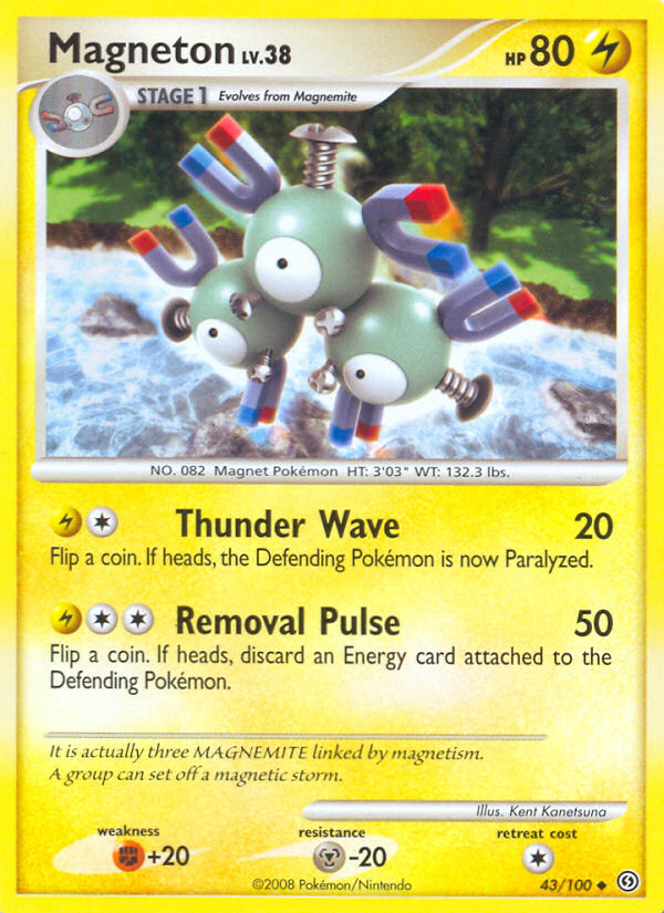 Magneton (43/100) [Diamond & Pearl: Stormfront] | Card Merchant Takapuna
