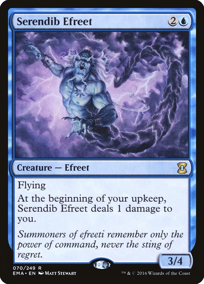 Serendib Efreet [Eternal Masters] | Card Merchant Takapuna