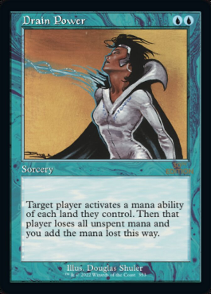 Drain Power (Retro) [30th Anniversary Edition] | Card Merchant Takapuna