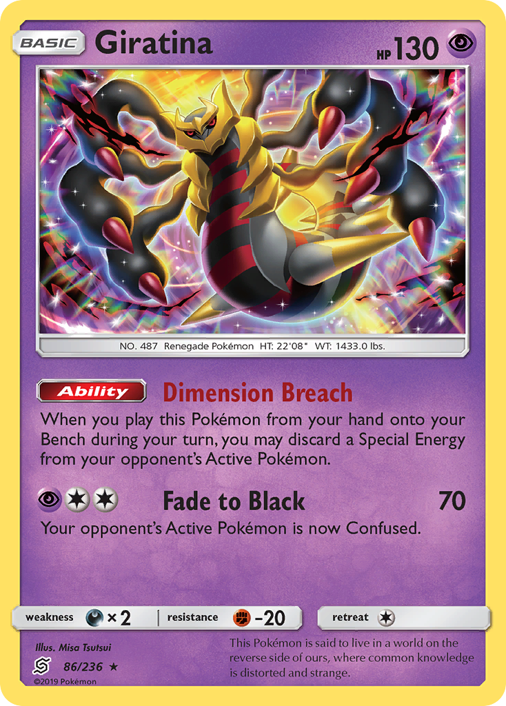 Giratina (86/236) [Sun & Moon: Unified Minds] | Card Merchant Takapuna