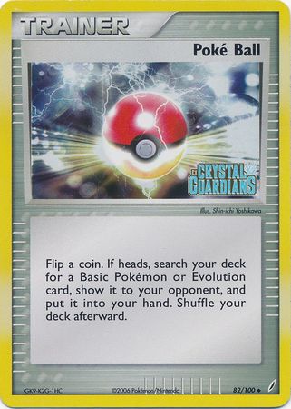 Poke Ball (82/100) (Stamped) [EX: Crystal Guardians] | Card Merchant Takapuna