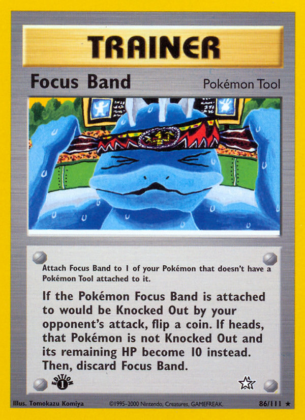 Focus Band (86/111) [Neo Genesis 1st Edition] | Card Merchant Takapuna