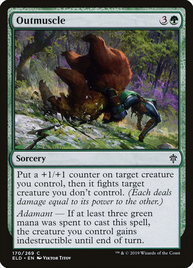 Outmuscle [Throne of Eldraine] | Card Merchant Takapuna
