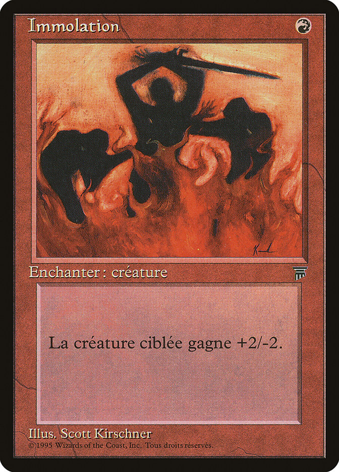 Immolation (French) [Renaissance] | Card Merchant Takapuna