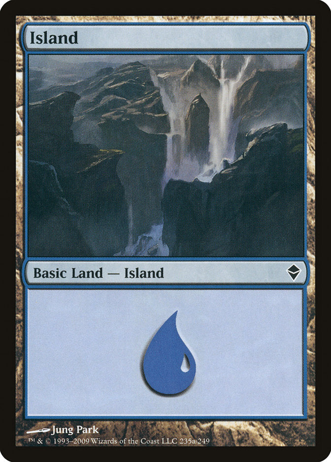 Island (235a) [Zendikar] | Card Merchant Takapuna
