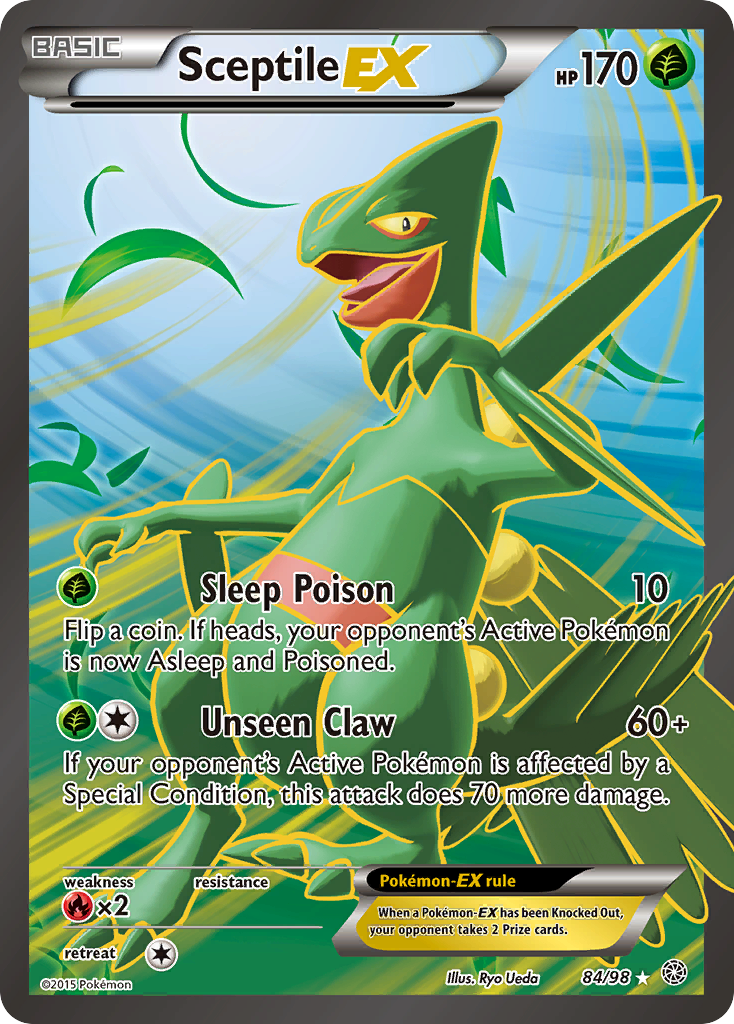 Sceptile EX (84/98) [XY: Ancient Origins] | Card Merchant Takapuna