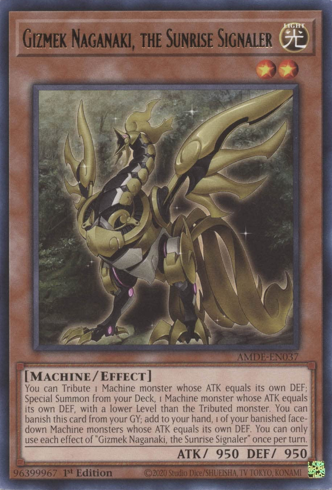 Gizmek Naganaki, the Sunrise Signaler [AMDE-EN037] Rare | Card Merchant Takapuna