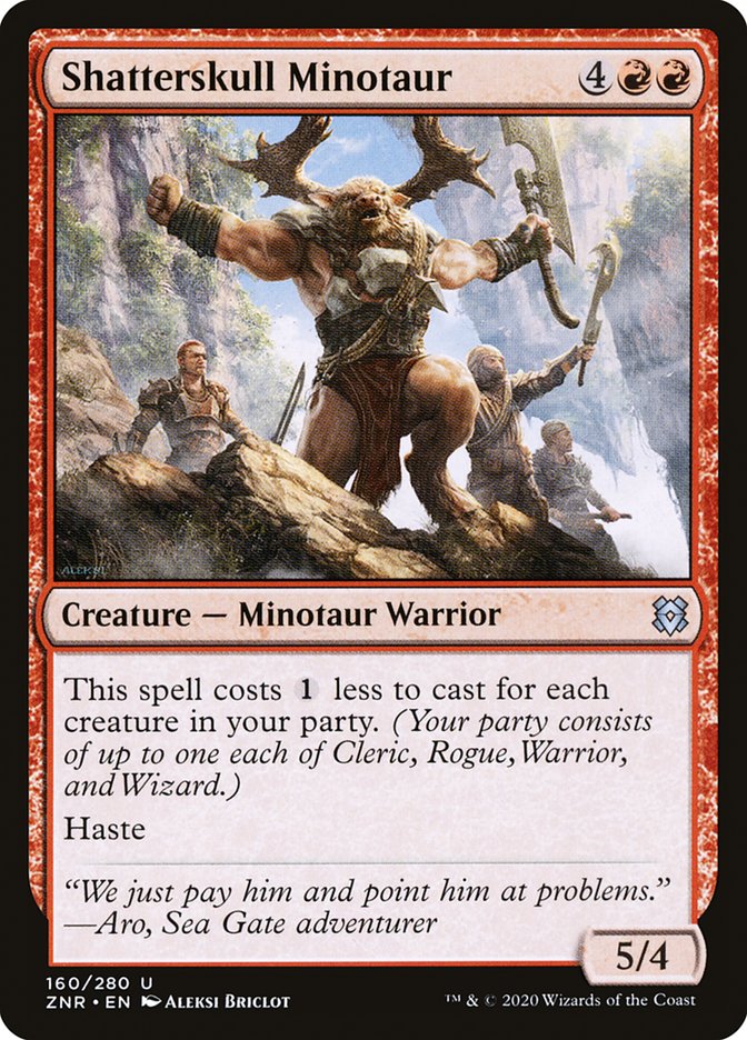 Shatterskull Minotaur [Zendikar Rising] | Card Merchant Takapuna