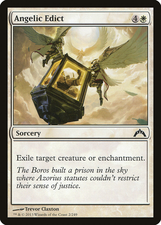 Angelic Edict [Gatecrash] | Card Merchant Takapuna