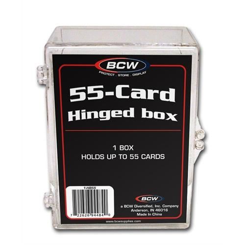 BCW 55-card hinged box | Card Merchant Takapuna