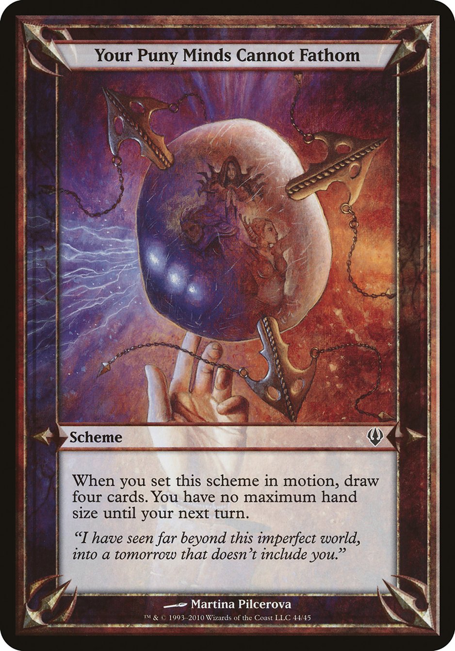 Your Puny Minds Cannot Fathom (Schemes) [Archenemy Schemes] | Card Merchant Takapuna