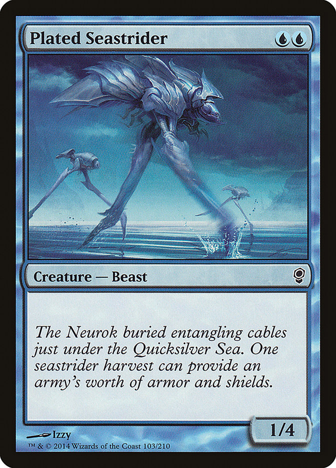 Plated Seastrider [Conspiracy] | Card Merchant Takapuna