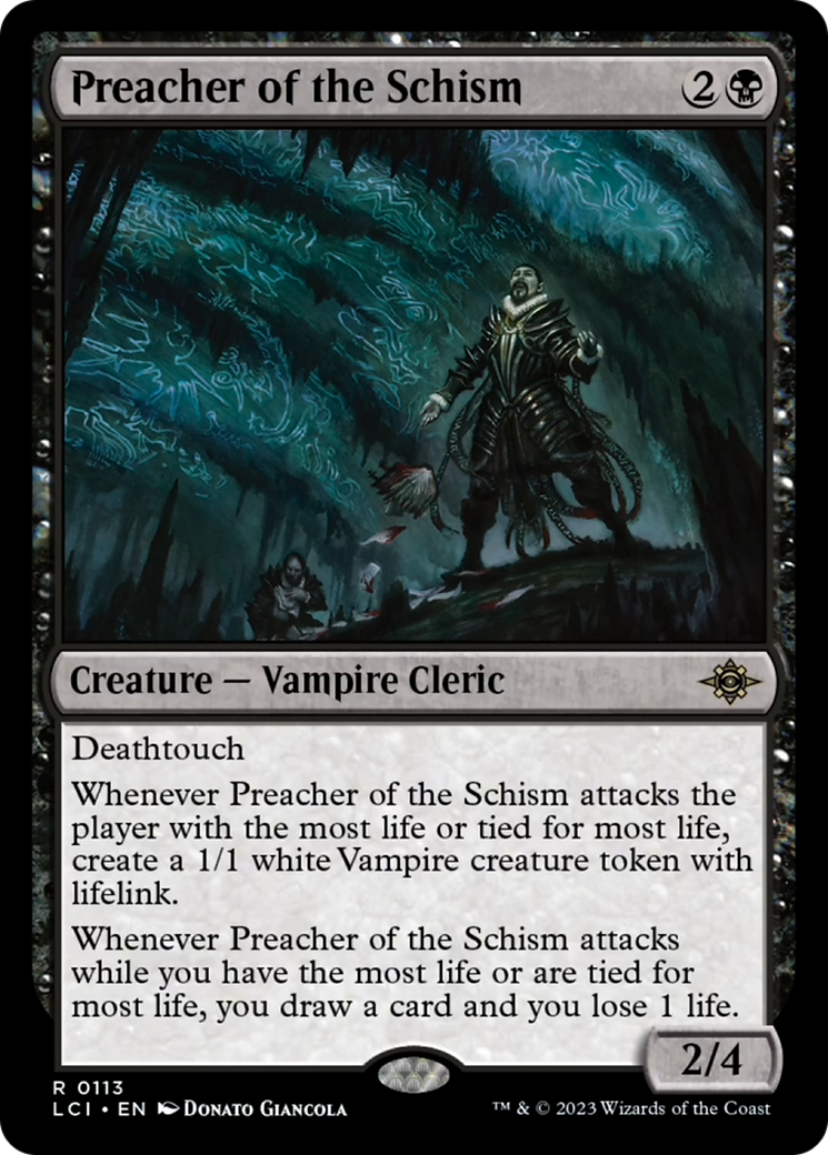 Preacher of the Schism (Extended Art) [The Lost Caverns of Ixalan] | Card Merchant Takapuna
