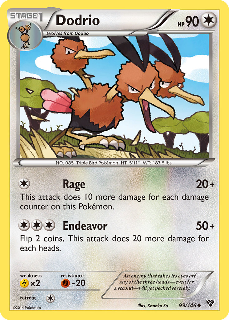 Dodrio (99/146) [XY: Base Set] | Card Merchant Takapuna