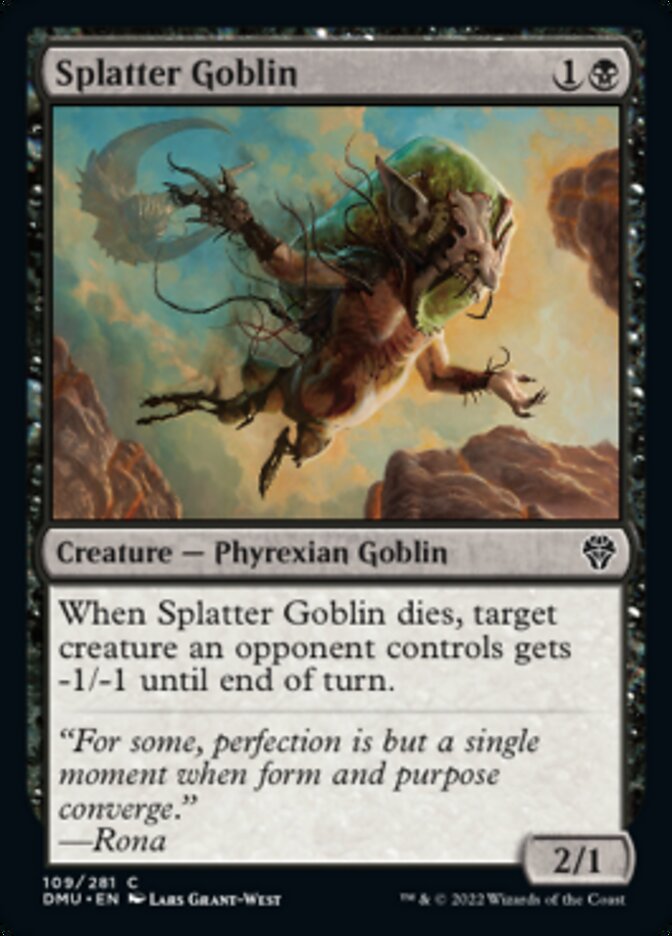 Splatter Goblin [Dominaria United] | Card Merchant Takapuna