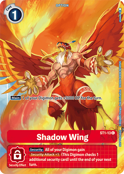 Shadow Wing [ST1-13] (Alternate Art) [Starter Deck: Gaia Red Promos] | Card Merchant Takapuna
