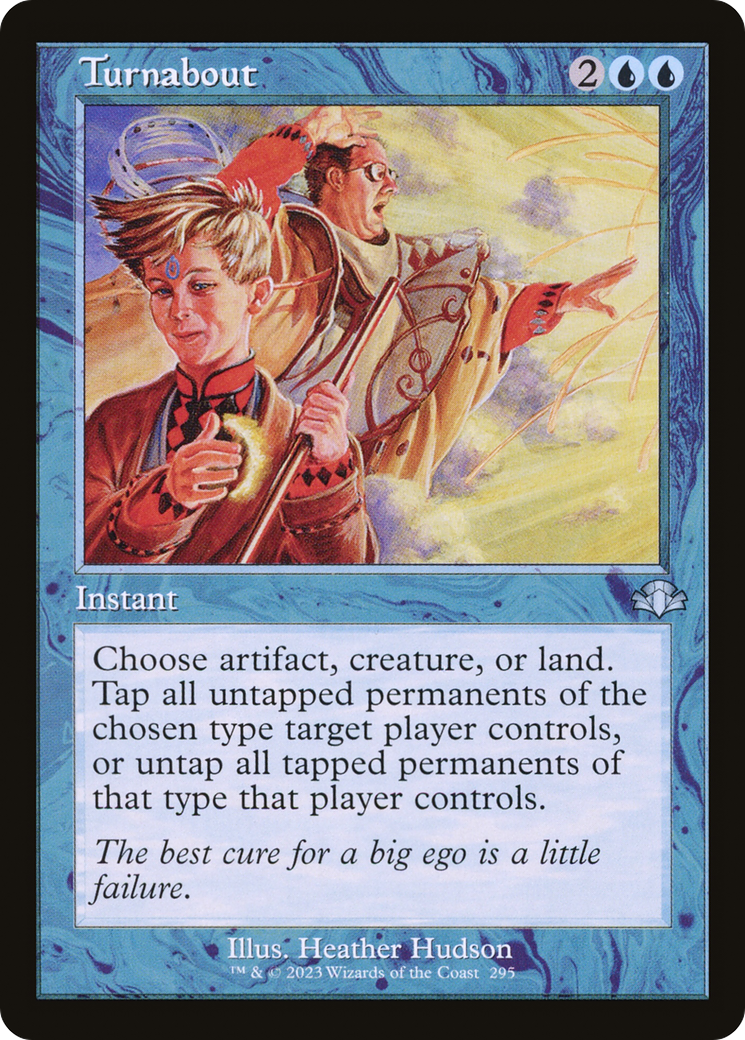 Turnabout (Retro) [Dominaria Remastered] | Card Merchant Takapuna