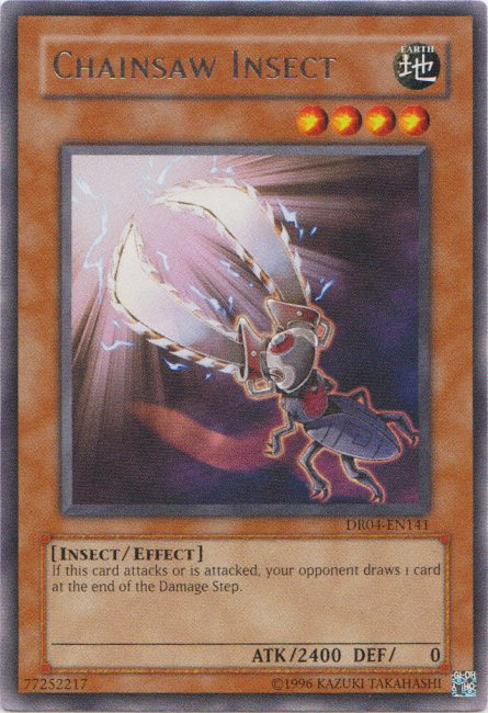 Chainsaw Insect [DR04-EN141] Rare | Card Merchant Takapuna