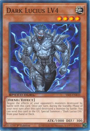 Dark Lucius LV4 [SS05-ENB10] Common | Card Merchant Takapuna