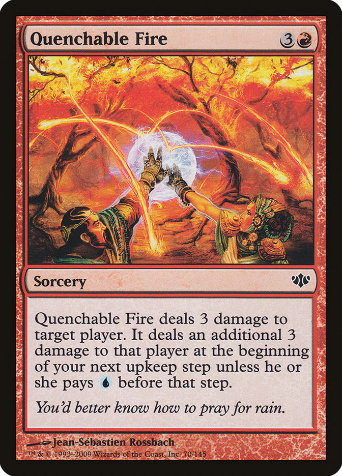 Quenchable Fire [Conflux] | Card Merchant Takapuna
