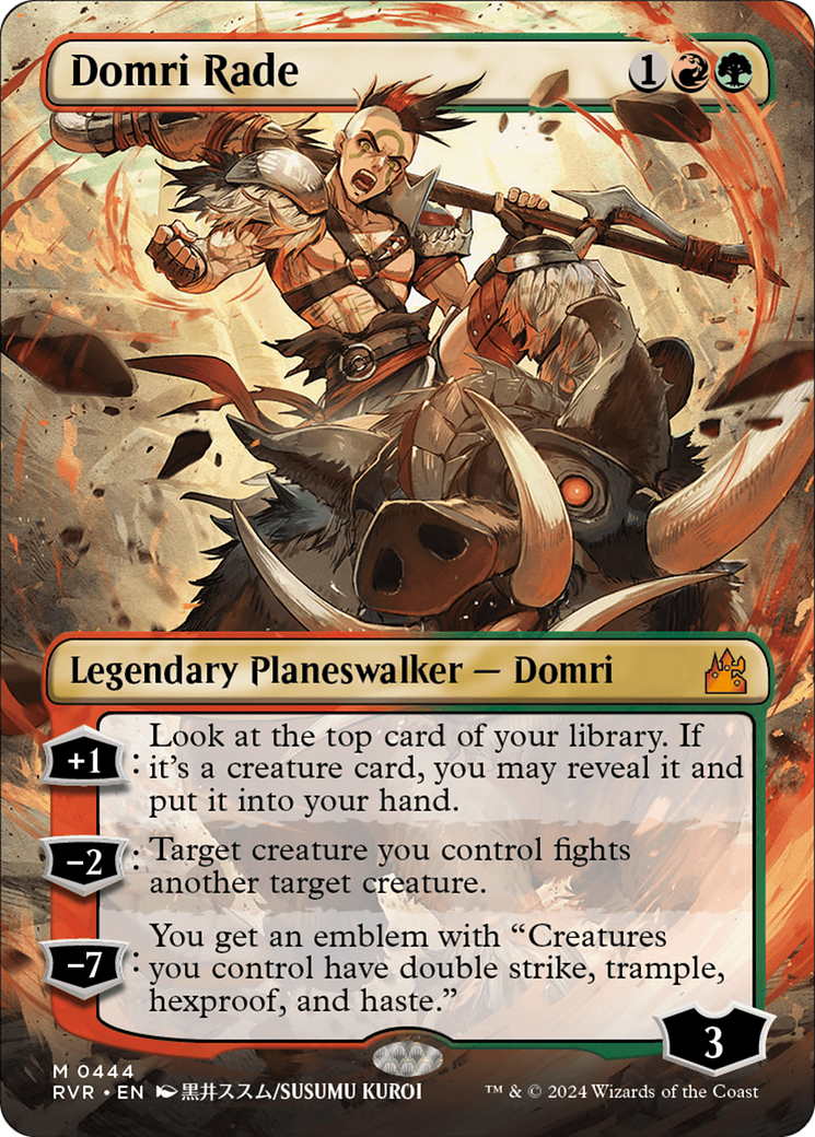 Domri Rade (Anime Borderless) [Ravnica Remastered] | Card Merchant Takapuna