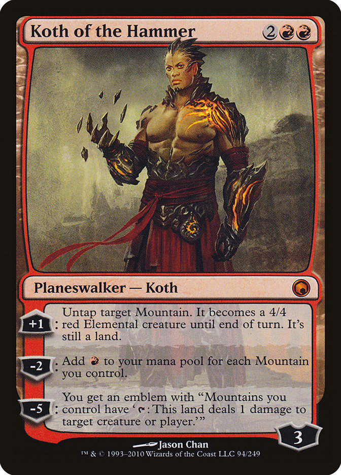 Koth of the Hammer [Scars of Mirrodin] | Card Merchant Takapuna