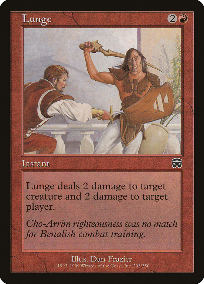 Lunge [Mercadian Masques] | Card Merchant Takapuna