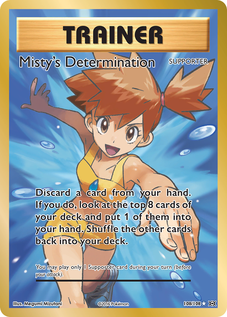 Misty's Determination (108/108) [XY: Evolutions] | Card Merchant Takapuna