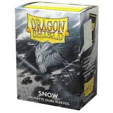 Dragon Shield Sleeves 100ct Dual  - Snow