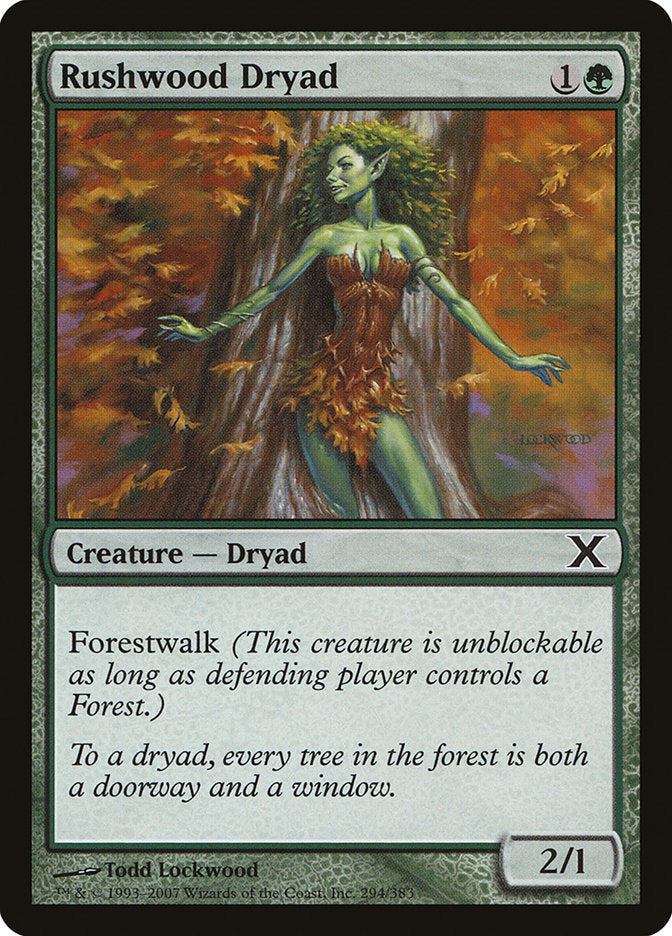 Rushwood Dryad [Tenth Edition] | Card Merchant Takapuna
