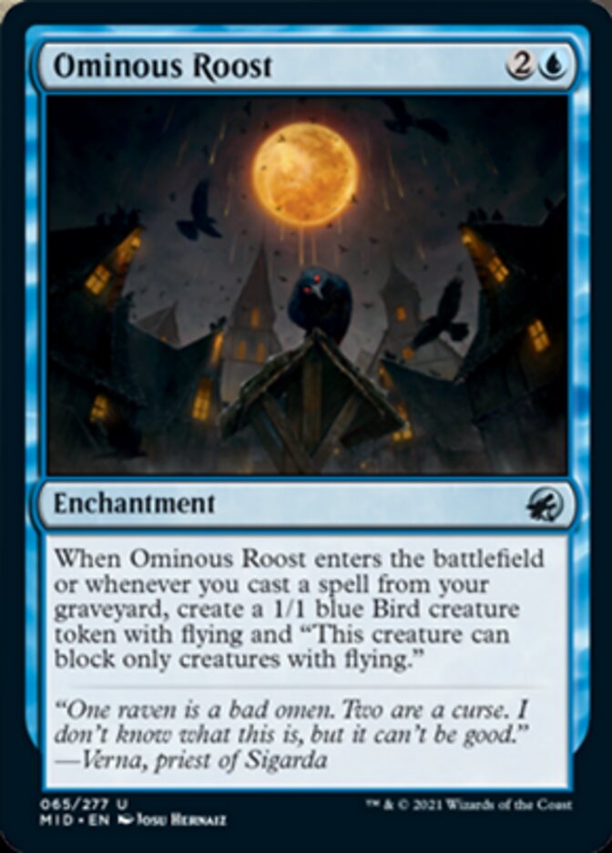Ominous Roost [Innistrad: Midnight Hunt] | Card Merchant Takapuna