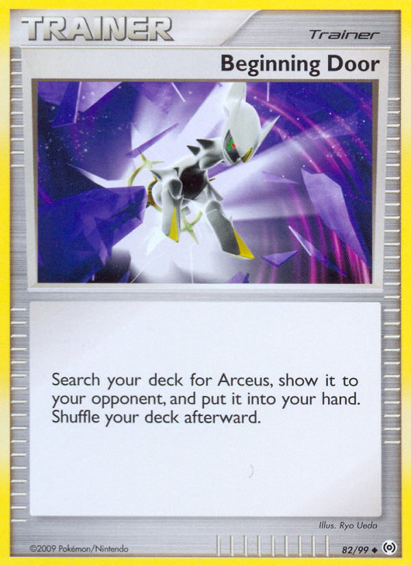 Beginning Door (82/99) [Platinum: Arceus] | Card Merchant Takapuna