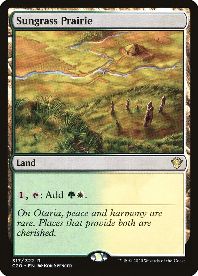 Sungrass Prairie [Commander 2020] | Card Merchant Takapuna