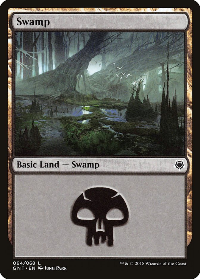 Swamp (64) [Game Night 2018] | Card Merchant Takapuna
