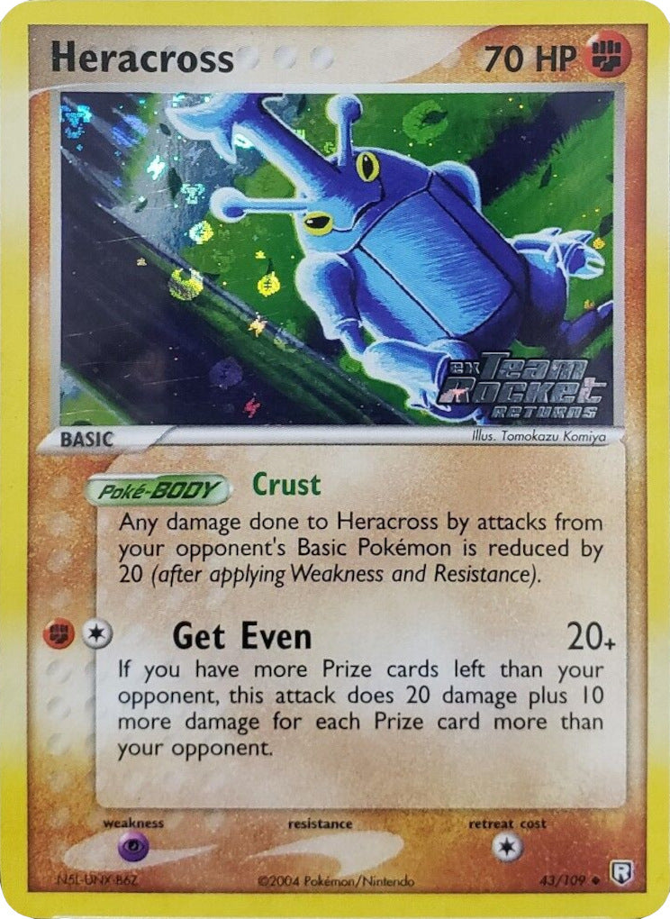 Heracross (43/109) (Stamped) [EX: Team Rocket Returns] | Card Merchant Takapuna