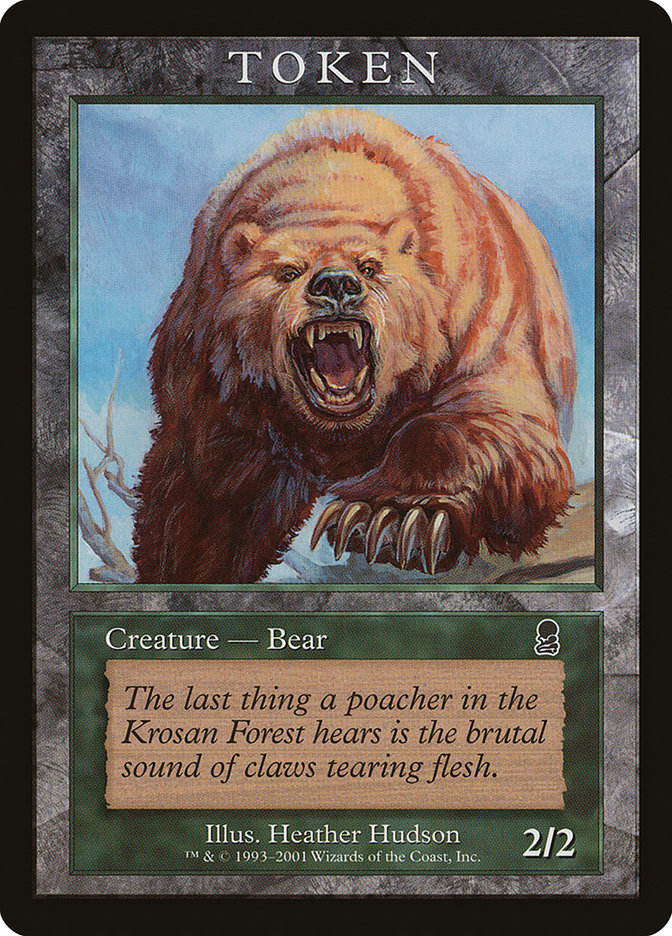 Bear Token [Magic Player Rewards 2001] | Card Merchant Takapuna