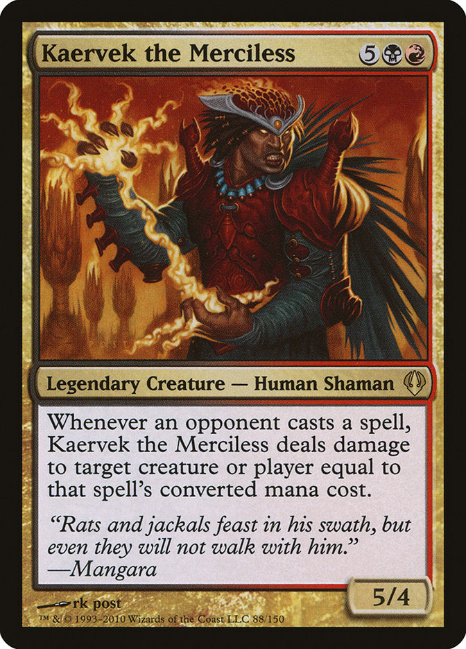 Kaervek the Merciless [Archenemy] | Card Merchant Takapuna