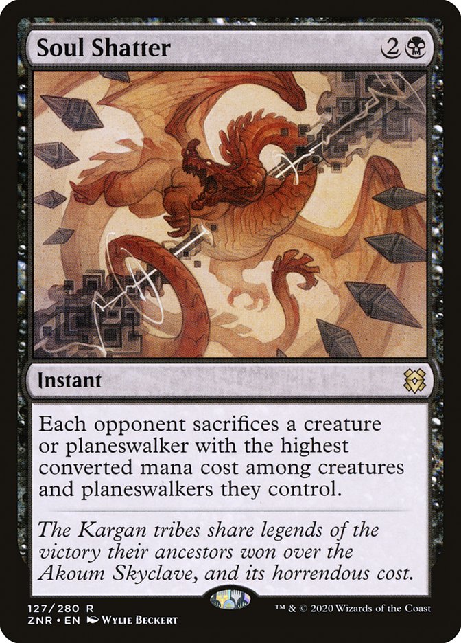 Soul Shatter [Zendikar Rising] | Card Merchant Takapuna