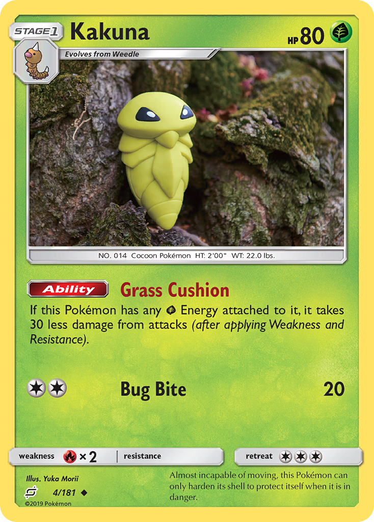 Kakuna (4/181) [Sun & Moon: Team Up] | Card Merchant Takapuna
