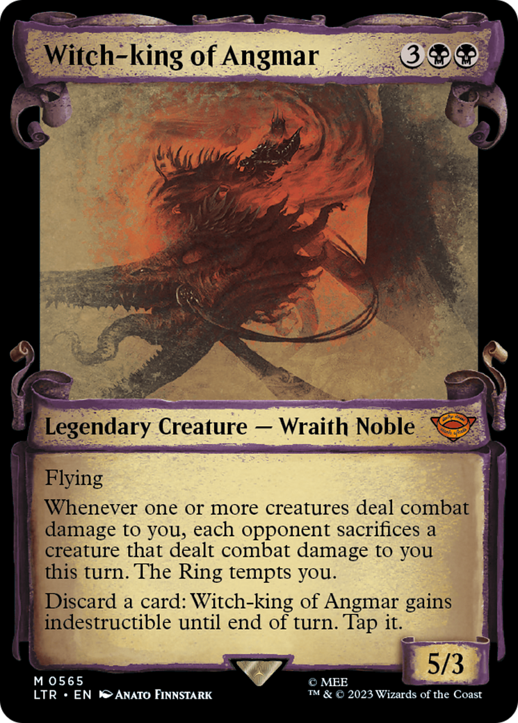 Witch-king of Angmar [The Lord of the Rings: Tales of Middle-Earth Showcase Scrolls] | Card Merchant Takapuna