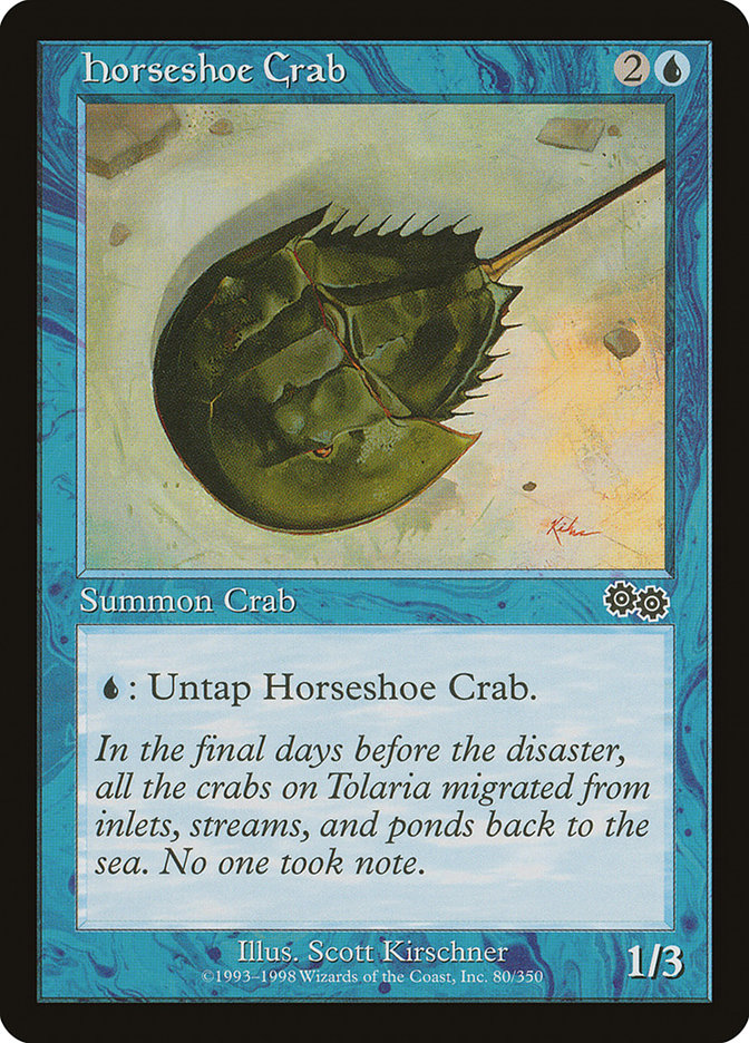 Horseshoe Crab [Urza's Saga] | Card Merchant Takapuna