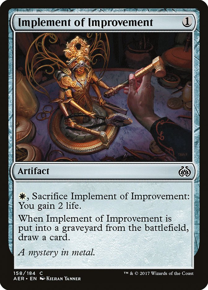 Implement of Improvement [Aether Revolt] | Card Merchant Takapuna