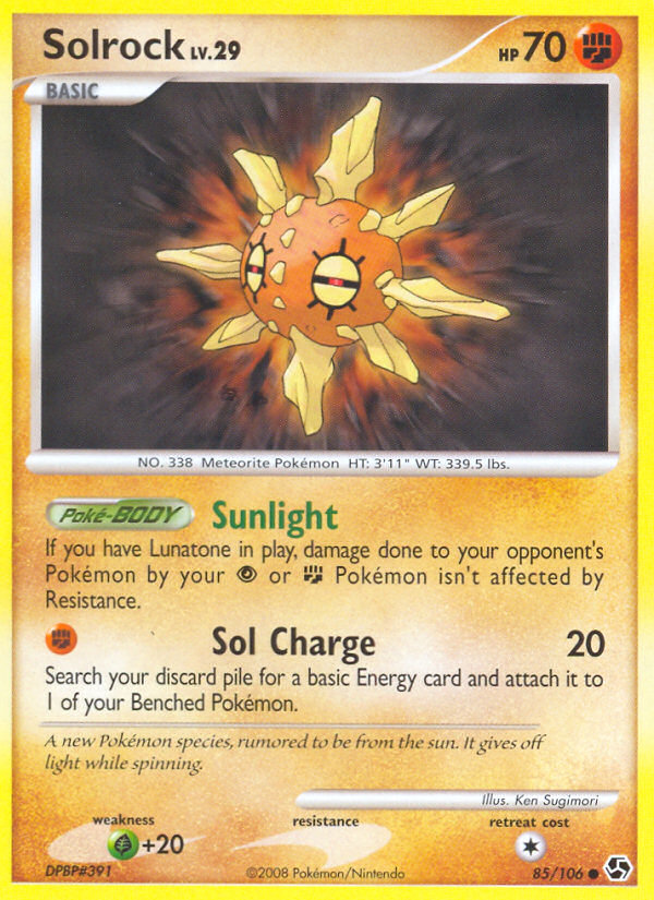 Solrock (85/106) [Diamond & Pearl: Great Encounters] | Card Merchant Takapuna