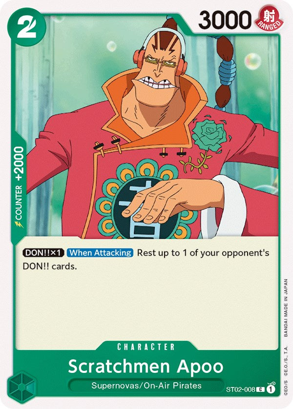 Scratchmen Apoo [Starter Deck: Worst Generation] | Card Merchant Takapuna