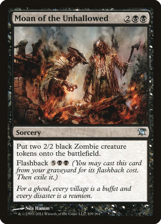 Moan of the Unhallowed [Innistrad] | Card Merchant Takapuna
